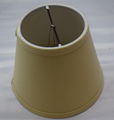 Taper linen hardback lampshade 3