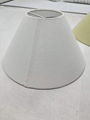 Taper linen hardback lampshade 5