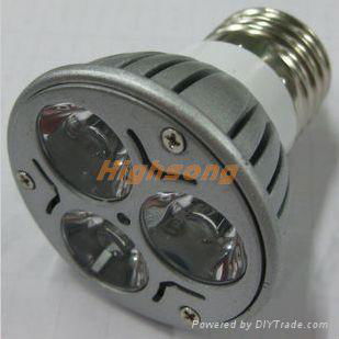 LED射灯  E27  GU10  MR16接口  3*1W 2