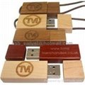 wooden style usb flash drive  3
