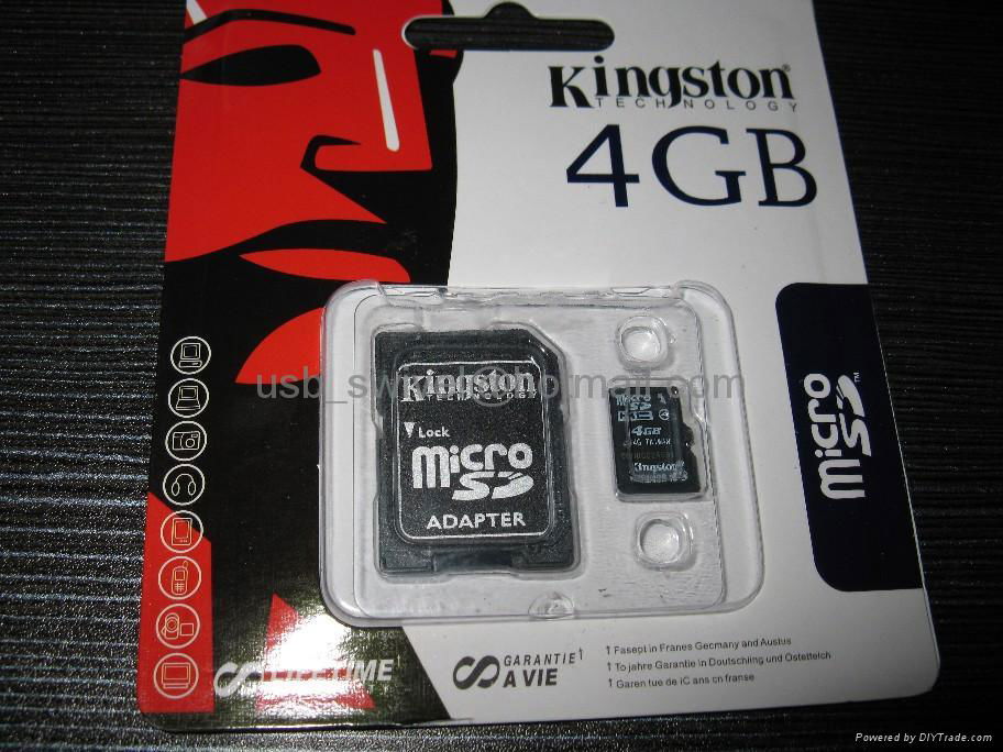 4gb kingston micro sd card （TF card） 2