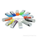 swivel usb drive different color  3