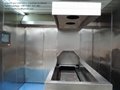 Máquina crematorio automático con rueda humanos para  3