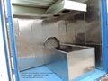 Máquina crematorio automático con rueda humanos para 