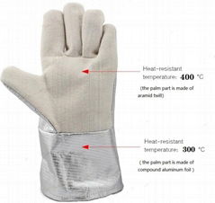 Operator protection gloves Crematoria use