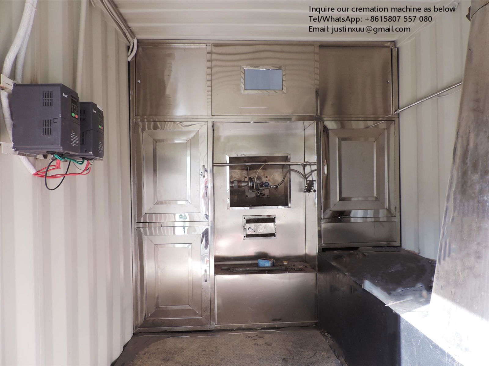  Mobile Crematorium Machine designed for South Africa market  4