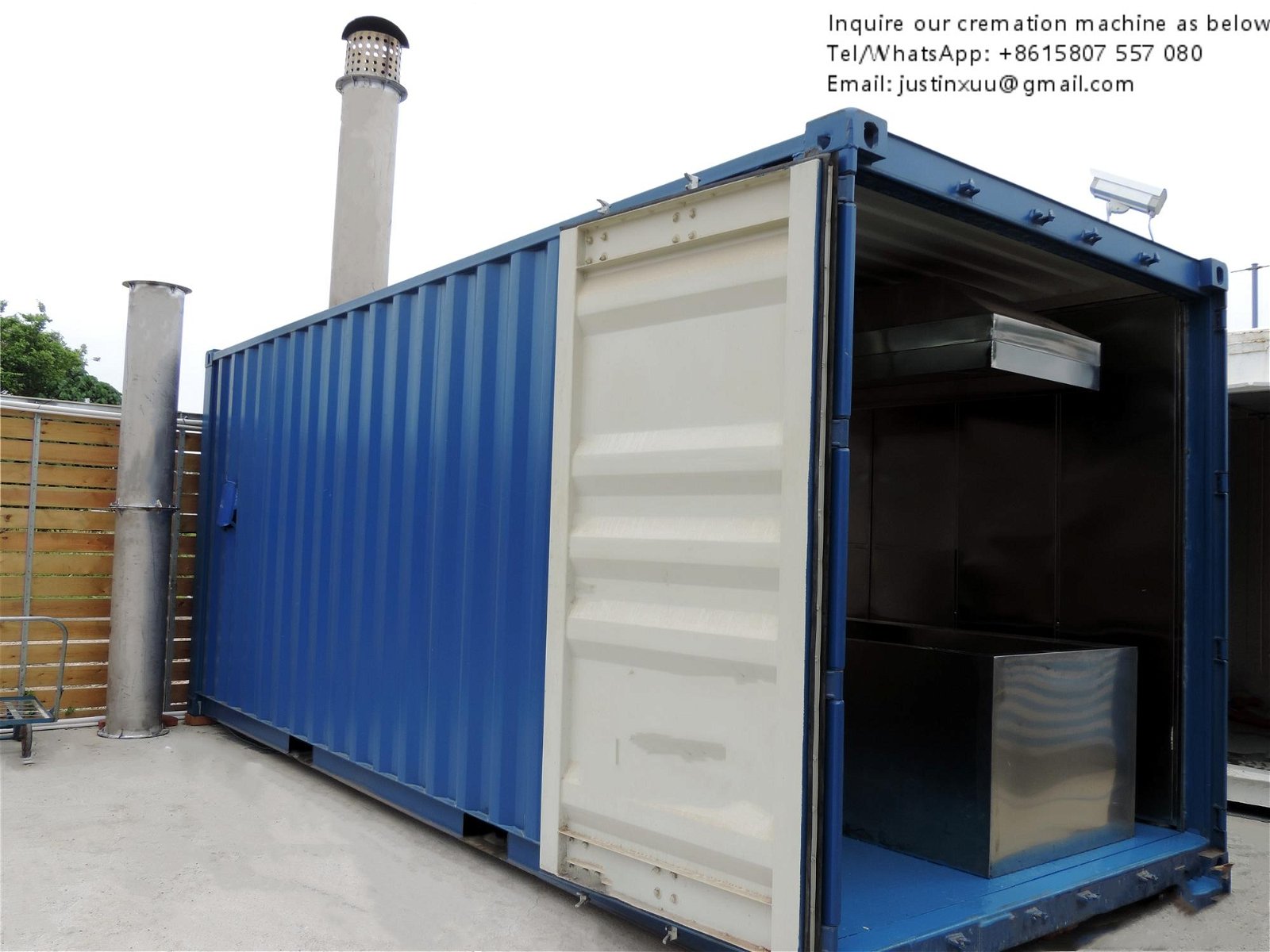  portable furnaces for human death CE standard designed for Russia market 