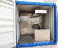 moving container furnaces for cremation