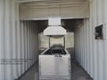 moving container furnaces for cremation designed human  for Malaysia market  