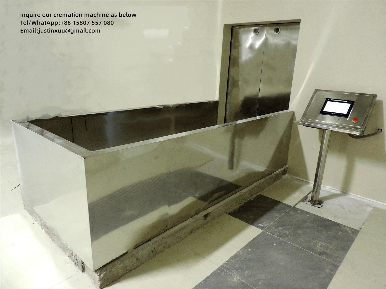 Sell mobile crematorium container incinerator human designed for Poland market   8