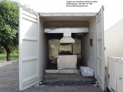 Sell mobile crematorium container incinerator human designed for Poland market   (Hot Product - 1*)