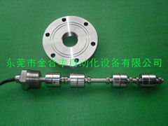 Flange level sensor