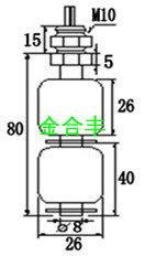 Float level switch magnet reed switch 2