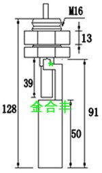 side mounting liquid level sensor switch 4