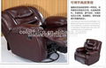 Black Leather Recliner Sofa  Recliner Single Sofa LS627 3