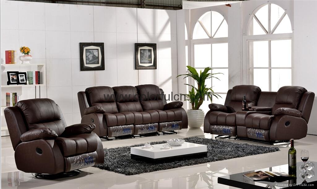 VIP Cinema Recliner Sofa leather sofa LS601 2