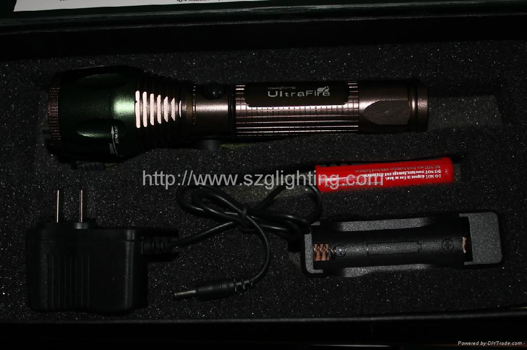 GL-F019,Q5 5W ,350lumen strong brightness ,rechargeable and dimmable torch 5