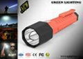 GLT-666 25000 Lux Explosion-proof Flashlights IP68 Led Torch with USB Charging
