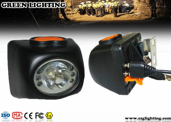 IP68 Waterproof 4000lux Led Miner's cap lamp Digital Screen Mining Headlamp 3