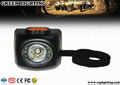 IP68 Waterproof 4000lux Led Miner's cap lamp Digital Screen Mining Headlamp 1