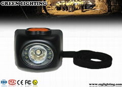 IP68 Waterproof 4000lux Led Miner's cap lamp Digital Screen Mining Headlamp