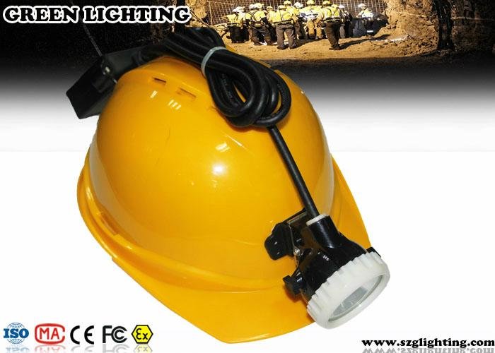 Anti-explosive 10000lux Led Miner's Cap Lamp 6.6Ah Rechargeable Mining Lamp 5