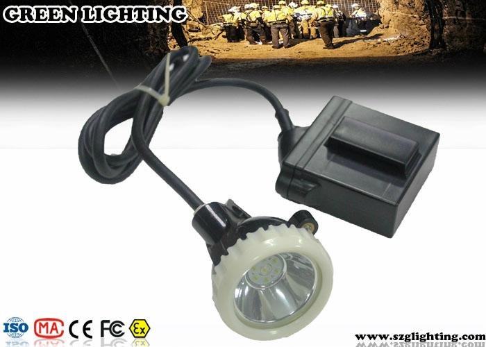 Anti-explosive 10000lux Led Miner's Cap Lamp 6.6Ah Rechargeable Mining Lamp 2