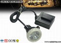 Anti-explosive 10000lux Led Miner's Cap Lamp 6.6Ah Rechargeable Mining Lamp