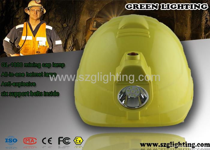 GL-1000 1W 4000LUX high beam helmet mining lamp 3