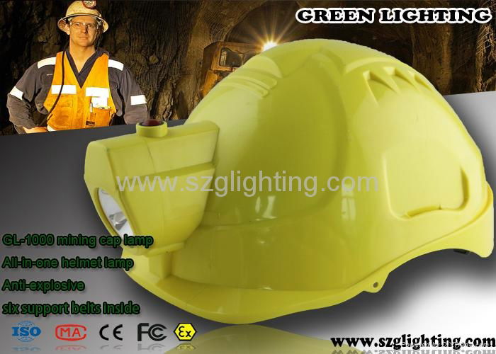 GL-1000 1W 4000LUX high beam helmet mining lamp 5