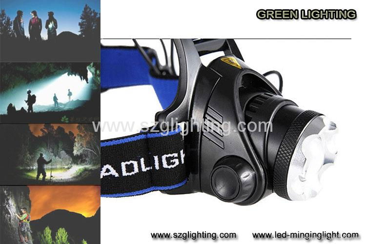 GL-H01 CREE XML-T6 10W high power head lamp 2