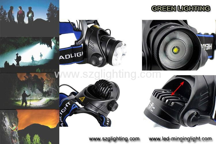 GL-H01 CREE XML-T6 10W high power head lamp 5