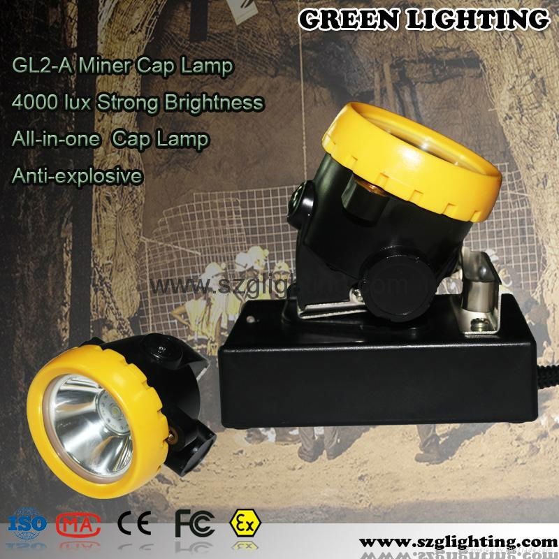 GL2-A wireless intrinsically safe mining light with 2.2Ah Li-ion Battery 5