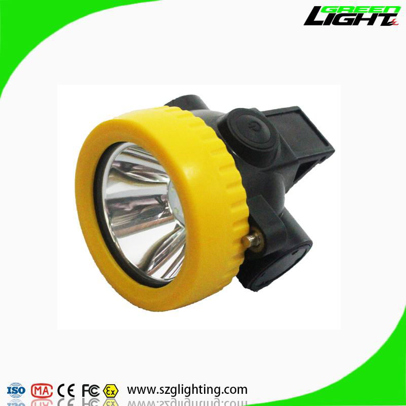 GLT-2 cordless coal cap lamp with 4500lux strong brightness,2.2Ah Li-ion Battery