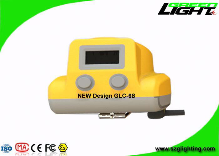 13000 Lux Rechargeable LED Mining Light With OLED Screen USB Charging 4
