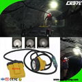 25000 Lux IP68 Mining Hard Hat Lights 10.4Ah SAMSUNG Battery Miner Cap Lamp 5