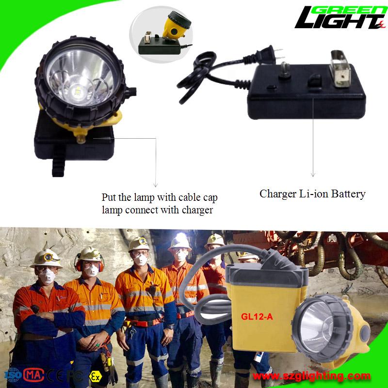 25000 Lux Underground Mining Hard Hat Lights with SAMSUNG battery Led
