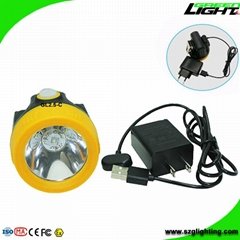 10000 Lux Cordless Mining Cap Lights 1000 Battery Cycles Waterproof IP68