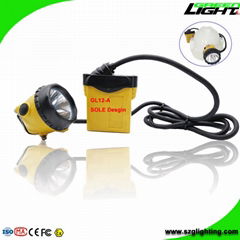 25000 Lux Mining Safety Cap Lamp with Cable SOS Low Power Warning Function