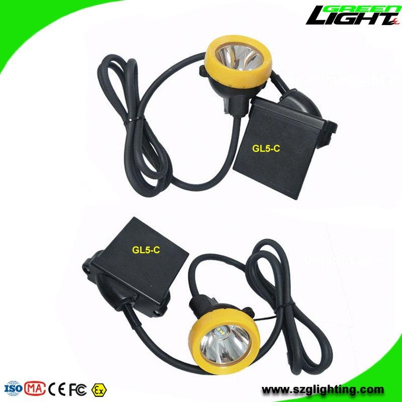 10000 Lux Underground Mine Cap Lights Rechargeable 6.6Ah Mining Headlamp  2