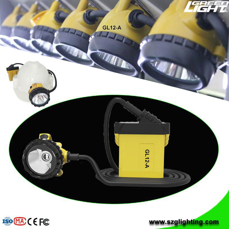 GL12-A 25000 lux 10.4Ah LED Mining Cap Light SOS Function  4