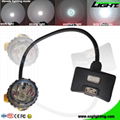 6.8Ah Panasonic Battery Mining Cap Lights 15000 Lux Underground Hard Hat Light 6