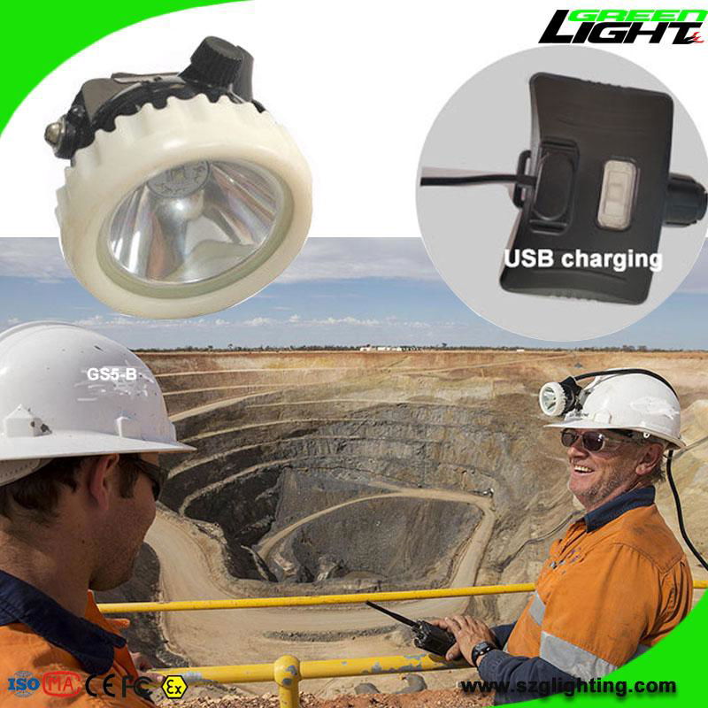 5.2Ah 10000 Lux Underground Mining Cap Lamp Explosion Proof Miners Headlight   3
