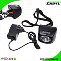 LED Digital Screen Wireless Mining Lamp Waterproof 4000lux Miner Headlamp 