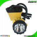 25000lux Rechargeable Coal Miner Headlamp Waterproof IP68 Mining Cap Light 