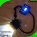 15000 lux LED Mining Cap Light Waterproof IP68 Miner Headlamp with Rear Light 3