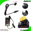 10000 Lux Underground Mining Light for Hard Hat with Cable USB Charging SOS 