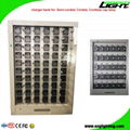 60 Units Cap Lamp Charging Rack for Cordless Corded Mining Lights 4