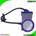 6.6Ah 4000 lux LED Mining Headlamp Waterproof Miners Corded Cap Lamp 1