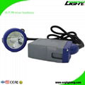 10000 Lux Miner LED Headlight 6.6Ah Underground Mining Light 16hrs Working Time 4